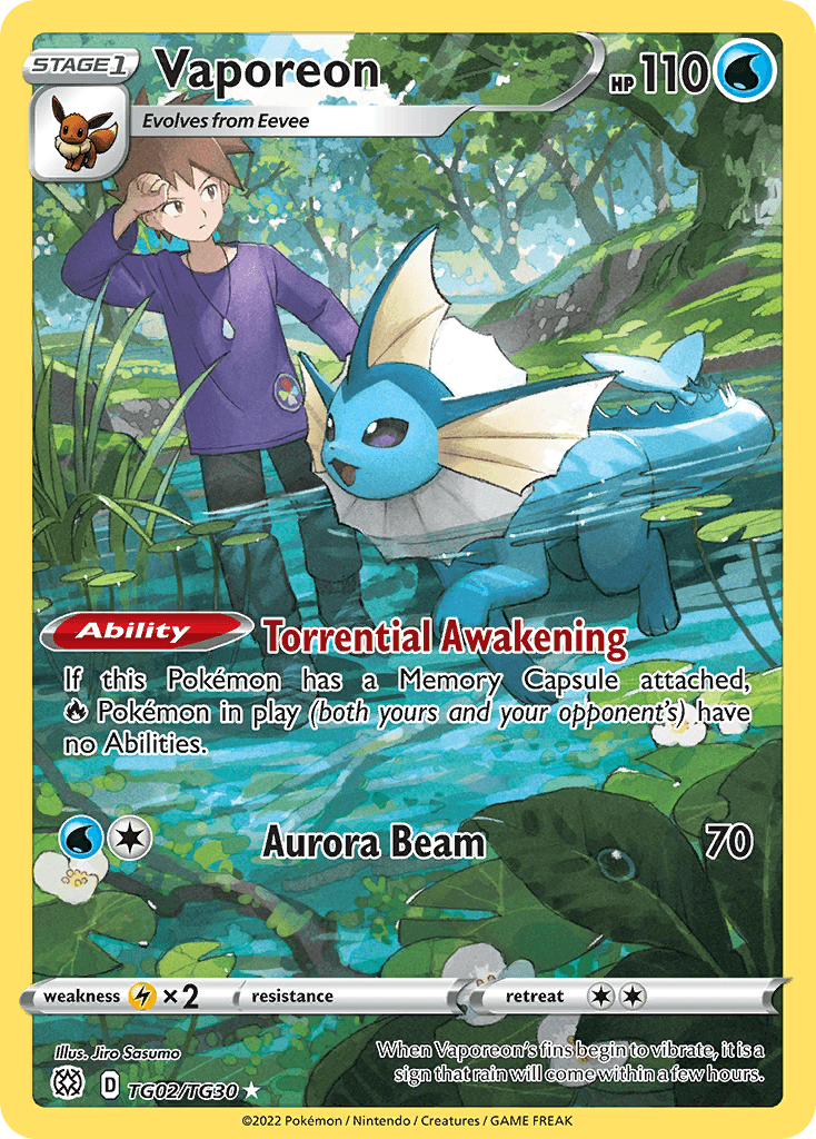 Vaporeon — Brilliant Stars Trainer Gallery