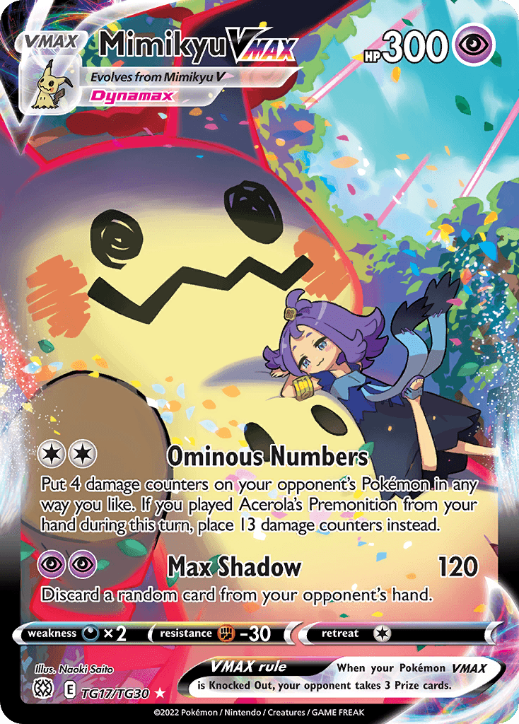 Mimikyu VMAX — Brilliant Stars Trainer Gallery