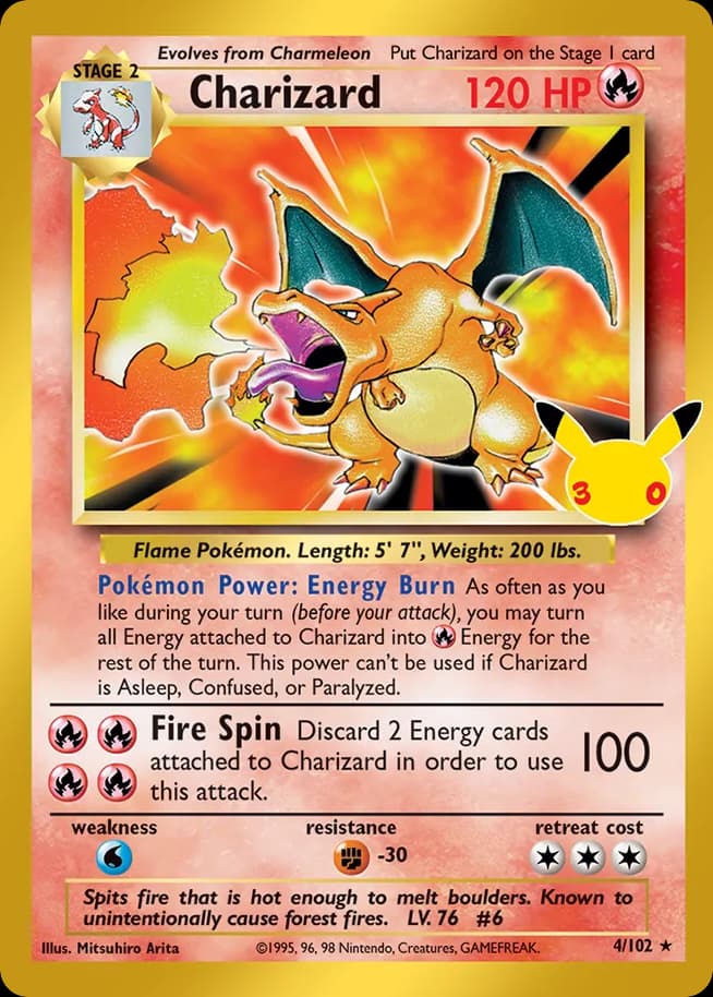 Charizard — 30th Celebration