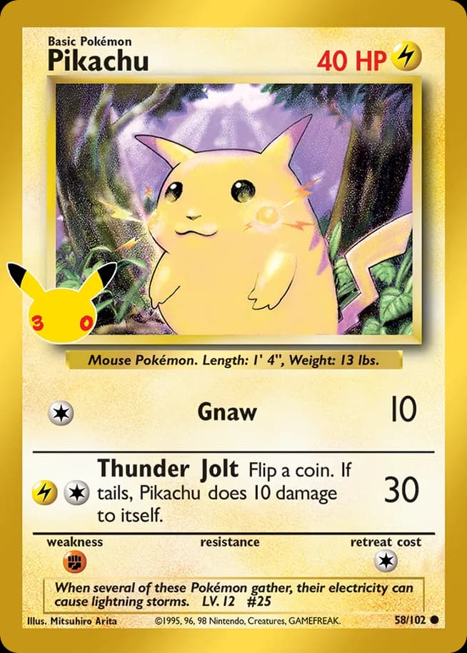 Pikachu — 30th Celebration
