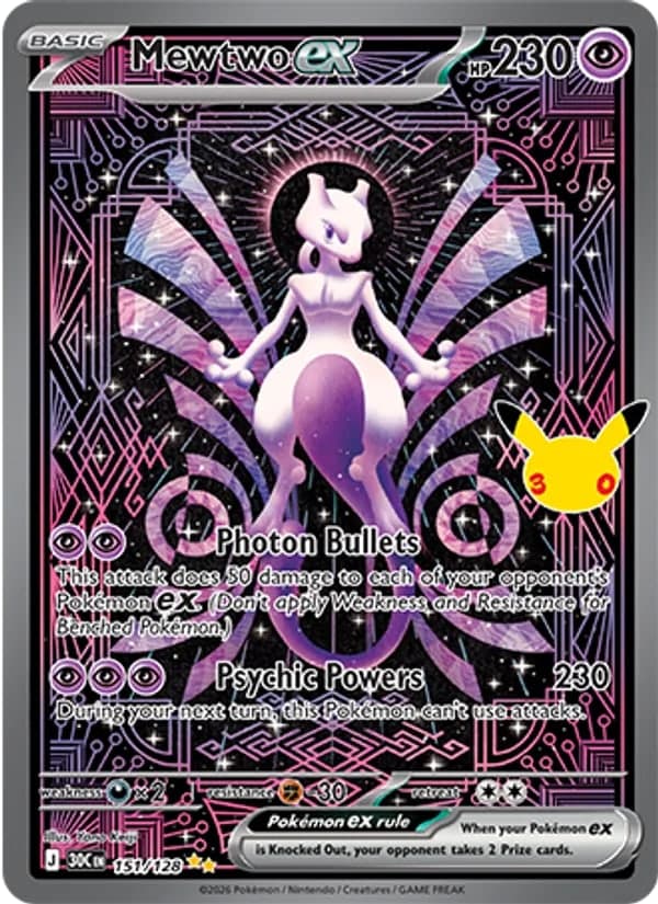 Mewtwo ex — 30th Celebration