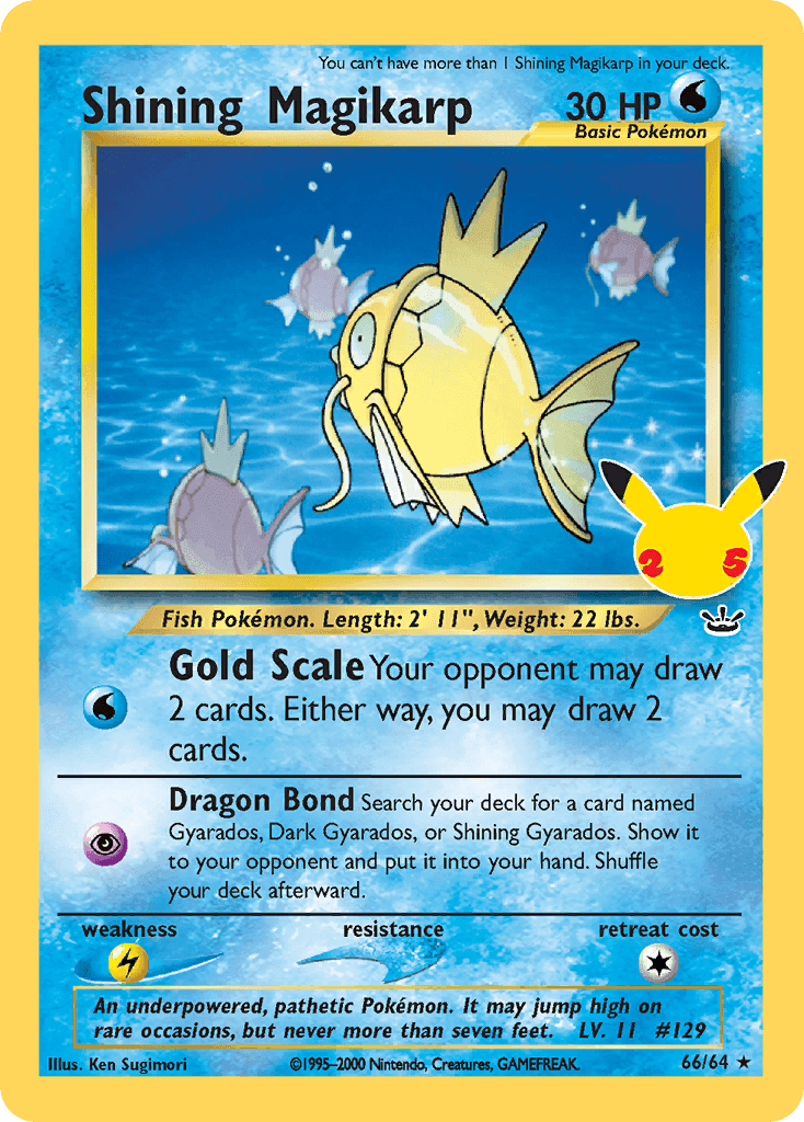 Magicarpe Brillant — Célébrations