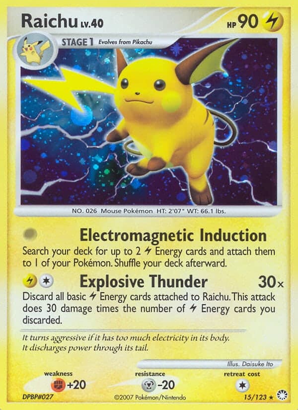 Raichu — Trésors Mystérieux