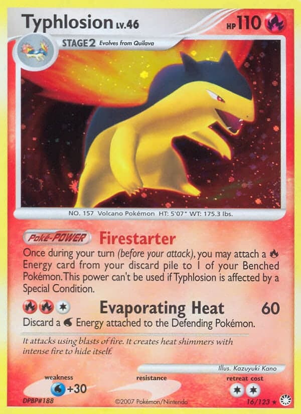 Typhlosion — Trésors Mystérieux