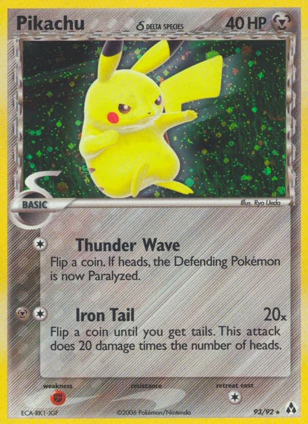 Pikachu δ — EX Créateurs de légendes