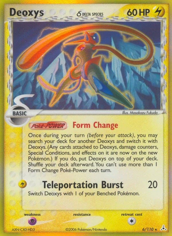 Deoxys δ — EX Fantômes Holon