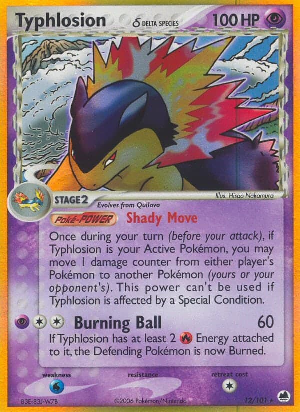 Typhlosion δ — EX Île des Dragons