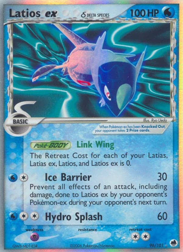 Latios ex δ — EX Île des Dragons