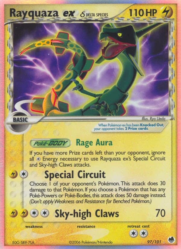 Rayquaza ex δ — EX Île des Dragons