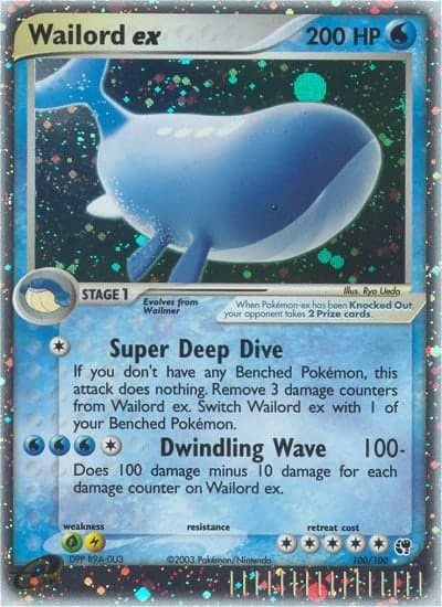 Wailord ex — EX Tempête de sable