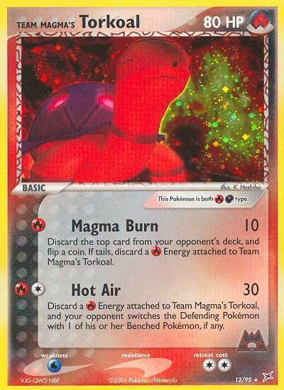 Chartor de Team Magma — EX Team Magma VS Team Aqua