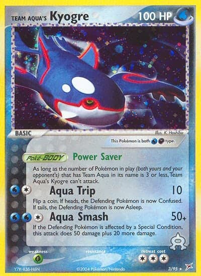 Kyogre de Team Aqua — EX Team Magma VS Team Aqua