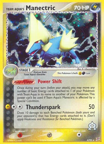 Elecsprint de Team Aqua — EX Team Magma VS Team Aqua