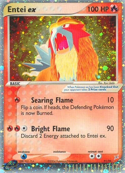 Entei ex — EX Team Magma VS Team Aqua