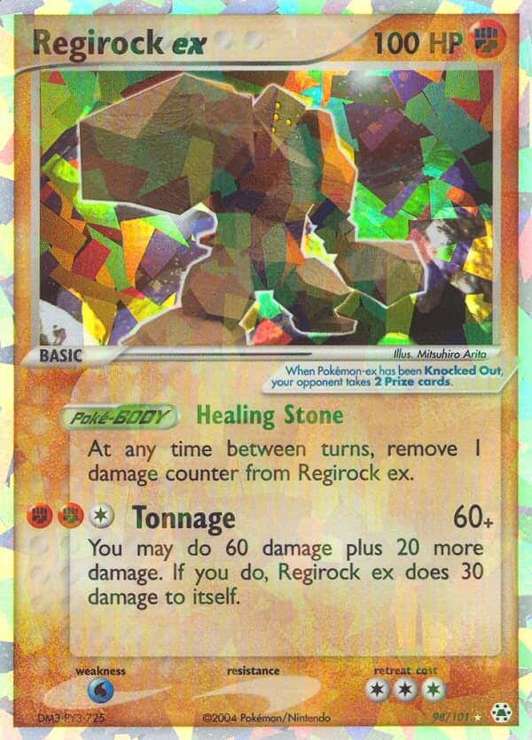 Regirock ex — EX Légendes Oubliées