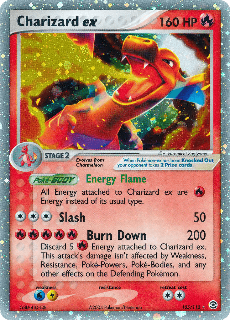 Dracaufeu ex — EX Rouge Feu & Vert Feuille