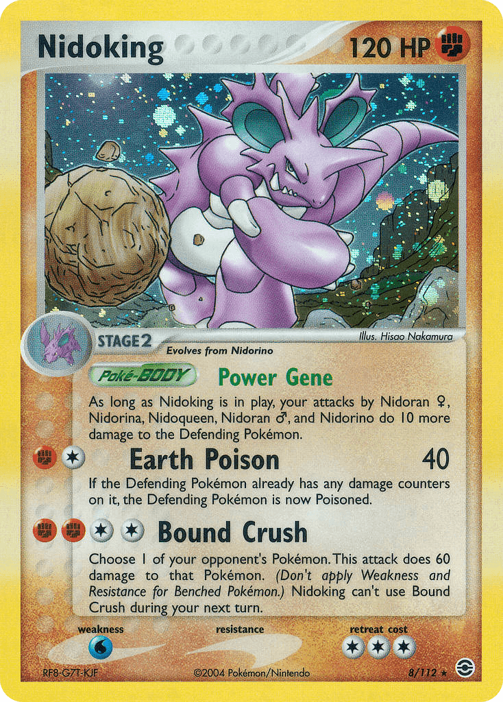 Nidoking — EX Rouge Feu & Vert Feuille