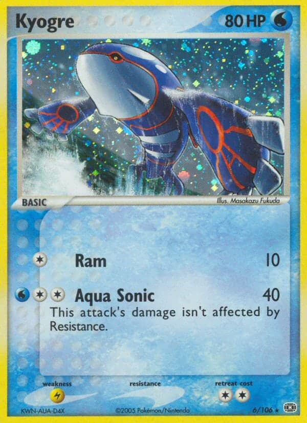 Kyogre — EX Émeraude