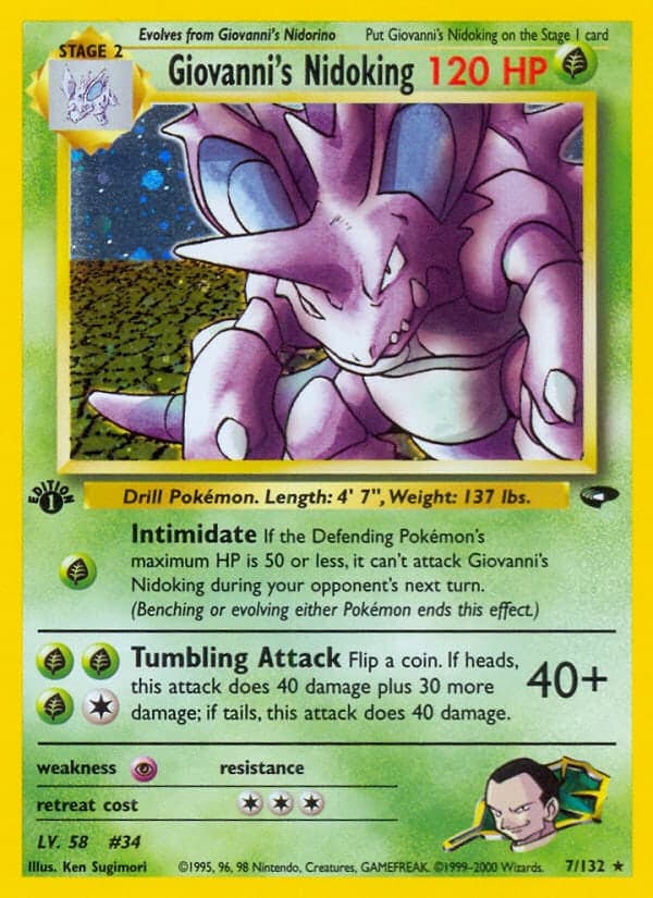 Giovanni's Nidoking — Gym Challenge