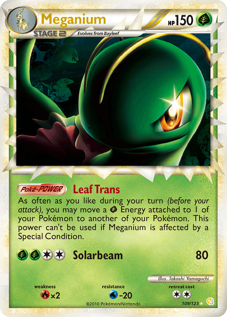 Méganium — HeartGold & SoulSilver