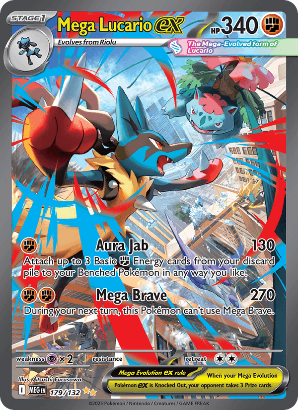 Méga-Lucario-ex — Méga-Évolution