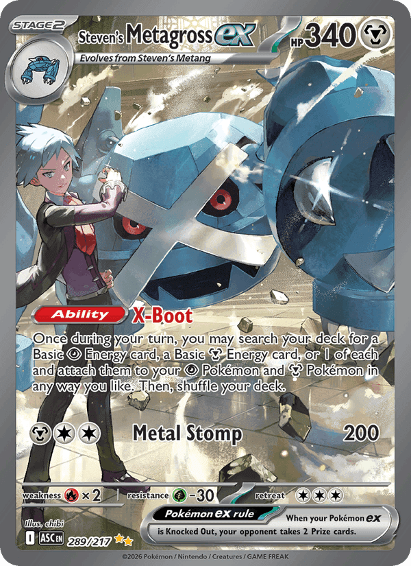 Steven's Metagross ex — Ascended Heroes