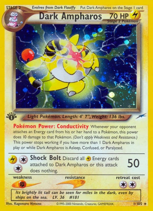 Dark Ampharos — Neo Destiny