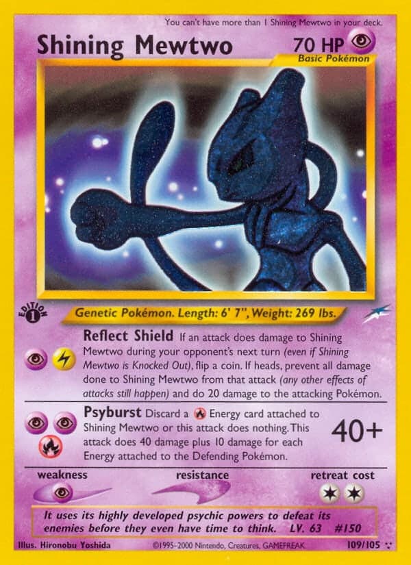 Mewtwo brillant — Neo Destiny