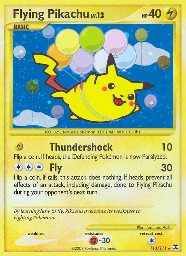 Pikachu volant Niv. 12 — Rivaux Émergeants