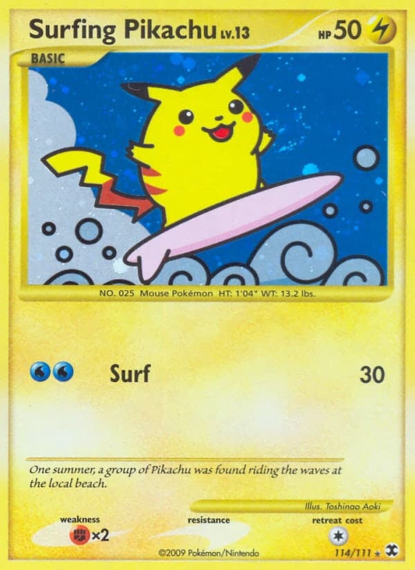 Pikachu surfeur Niv. 13 — Rivaux Émergeants