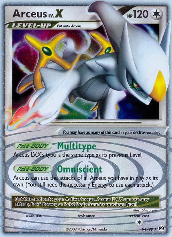 Arceus LV.X — Arceus