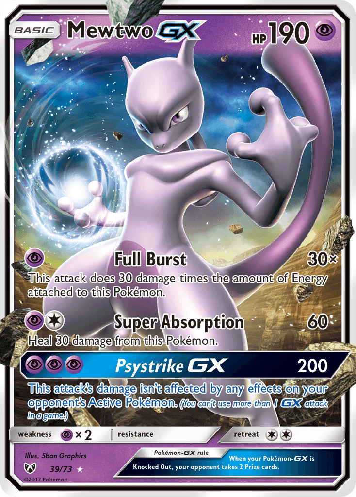 Mewtwo GX — Légendes Brillantes