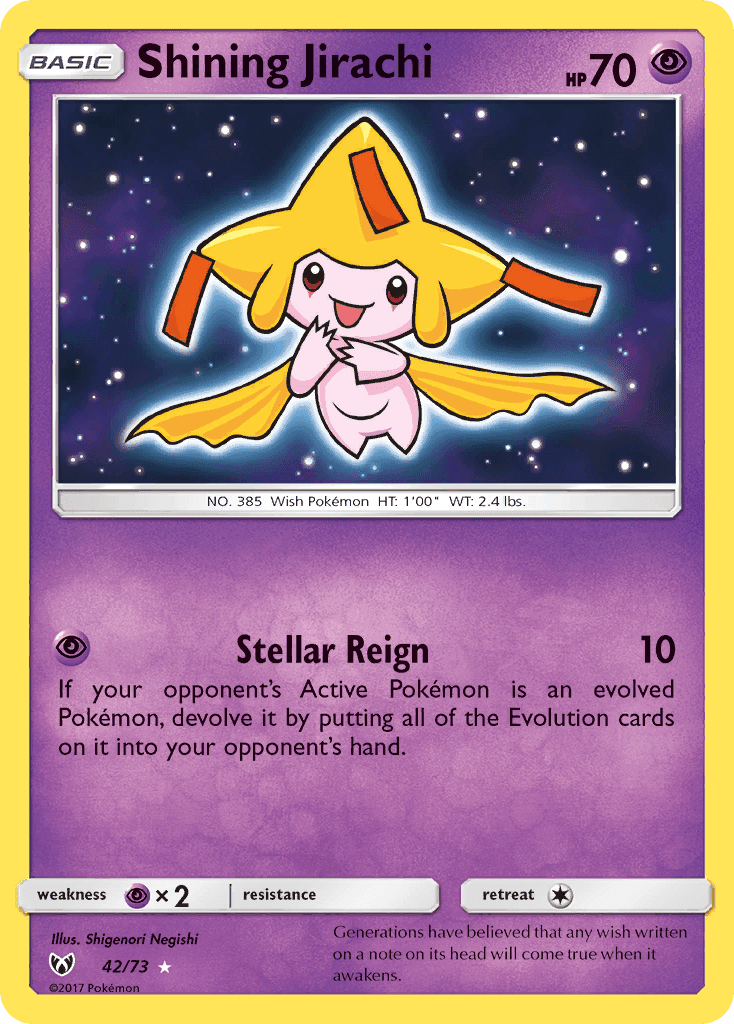 Jirachi Brillant — Légendes Brillantes