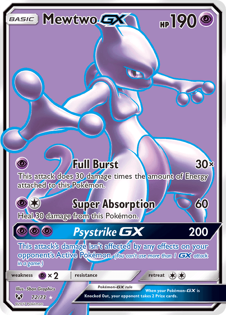Mewtwo GX — Légendes Brillantes