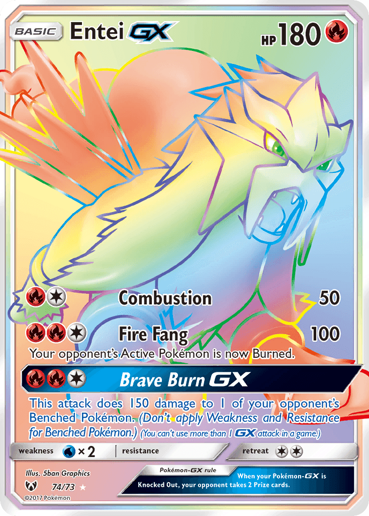 Entei GX — Légendes Brillantes