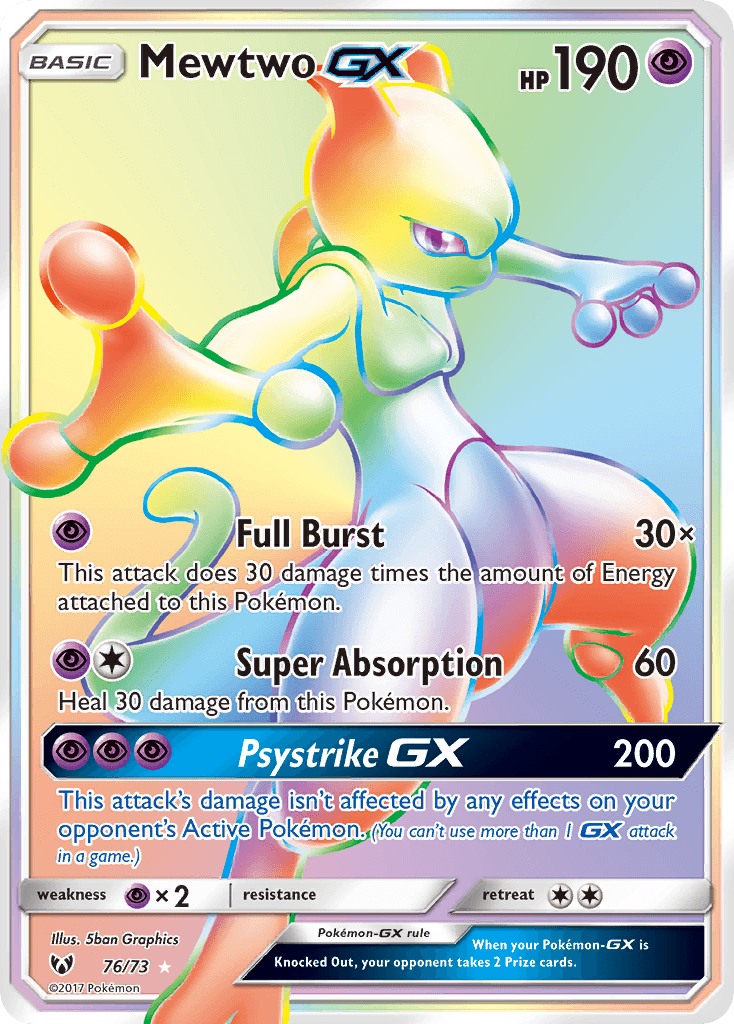 Mewtwo GX — Légendes Brillantes