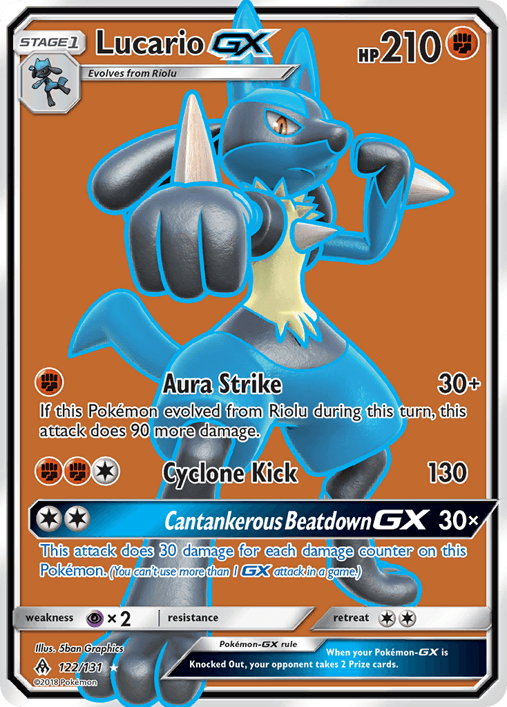 Lucario GX — Lumière Interdite