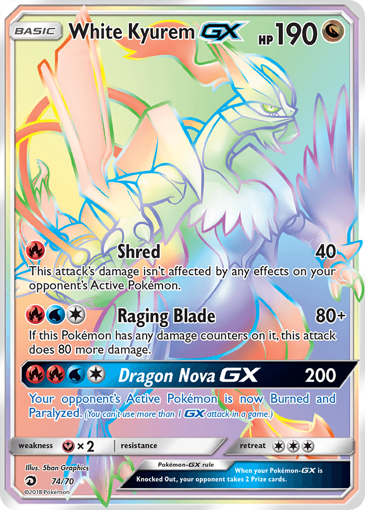 Kyurem Blanc GX — Majesté des Dragons