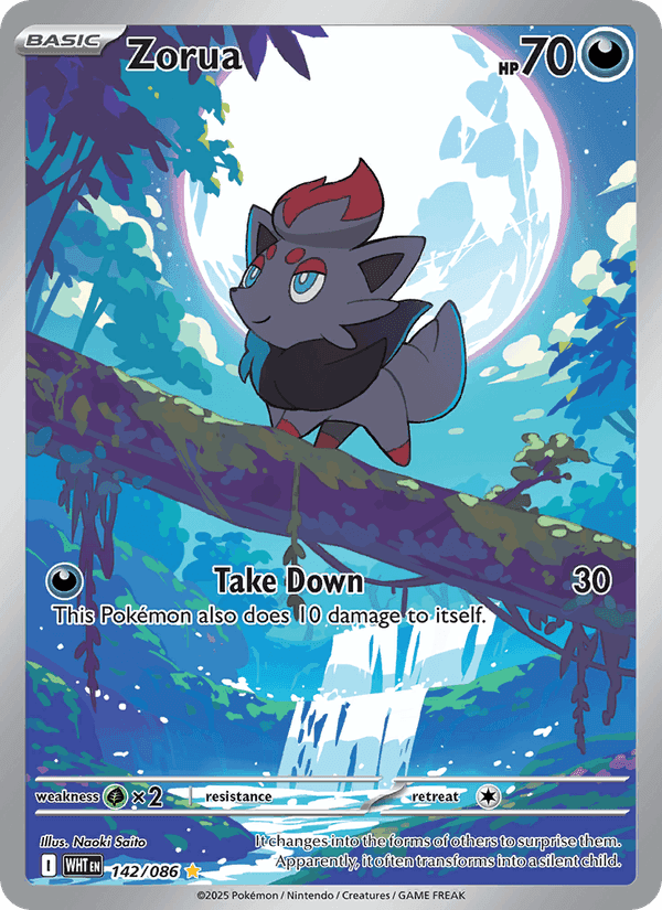 Zorua — Flamme Blanche