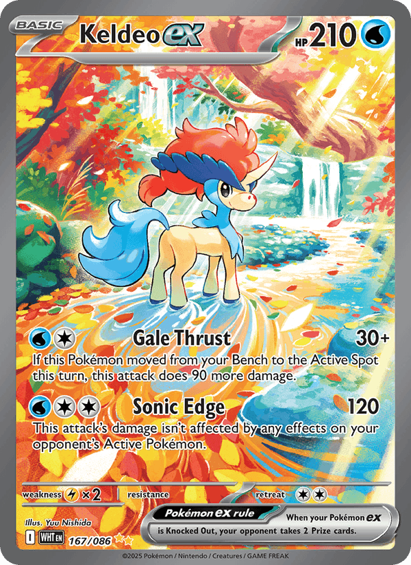 Keldeo-ex — Flamme Blanche