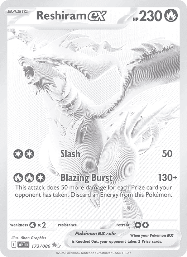 Reshiram-ex — Flamme Blanche