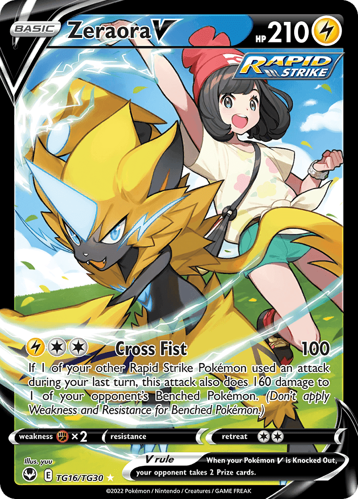 Zeraora V — Tempête Argentée