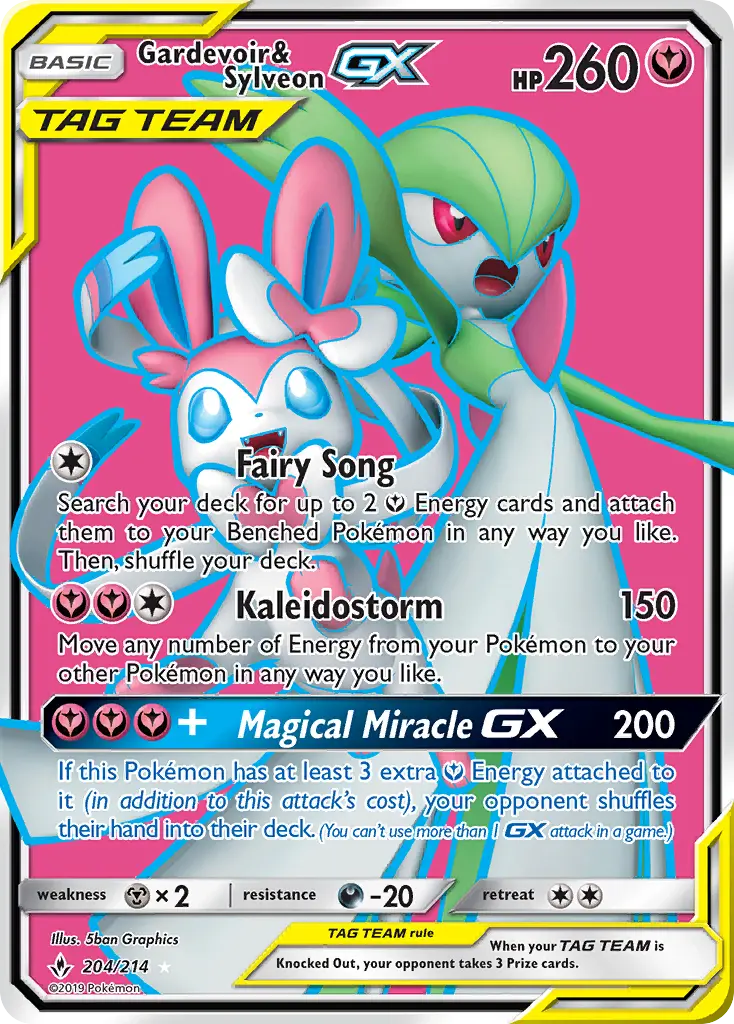 Gardevoir et Nymphali GX — Alliance Infaillible