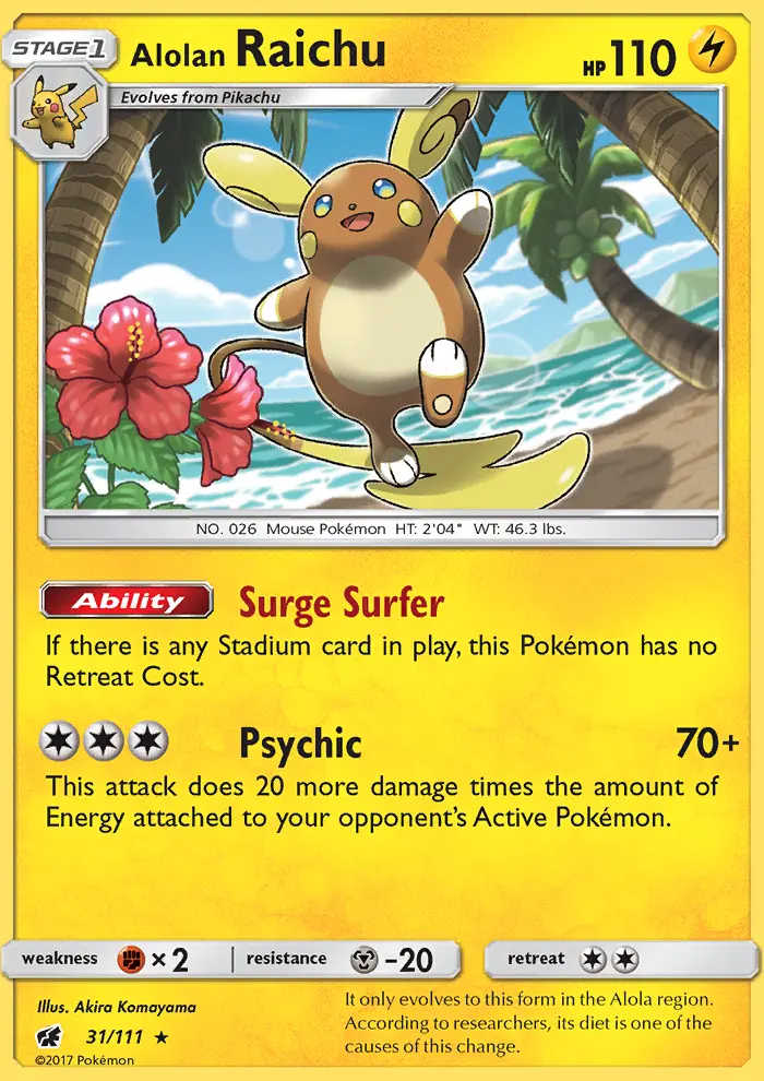 Raichu d’Alola — Invasion Carmin