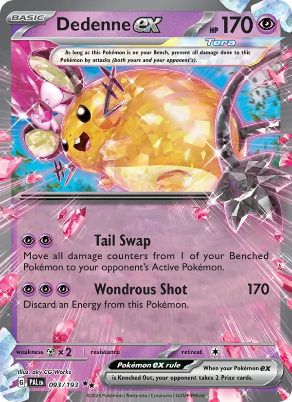 Dedenne-ex — Évolutions à Paldea