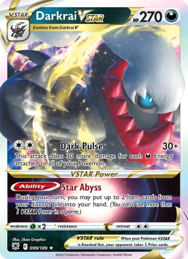 Darkrai VSTAR — Astres Radieux