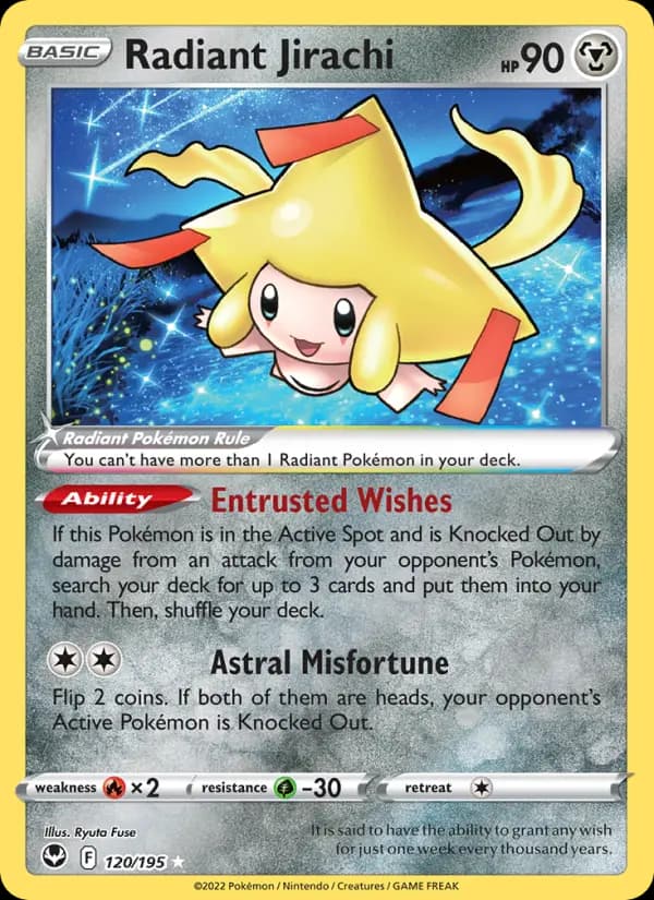 Radiant Jirachi — Silver Tempest