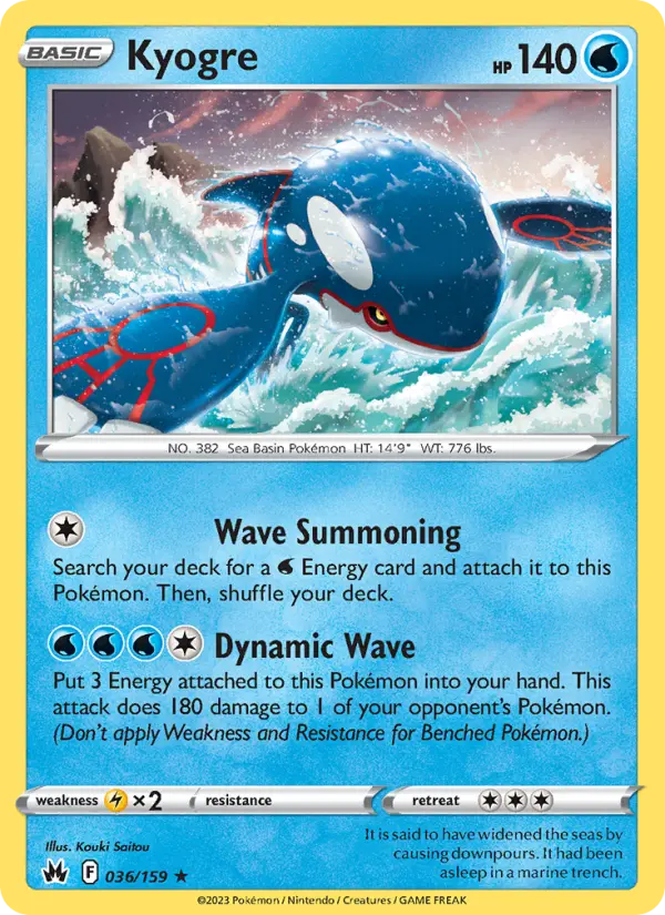 Kyogre — Zénith Suprême