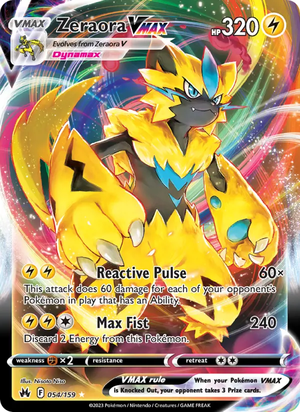 Zeraora VMAX — Zénith Suprême