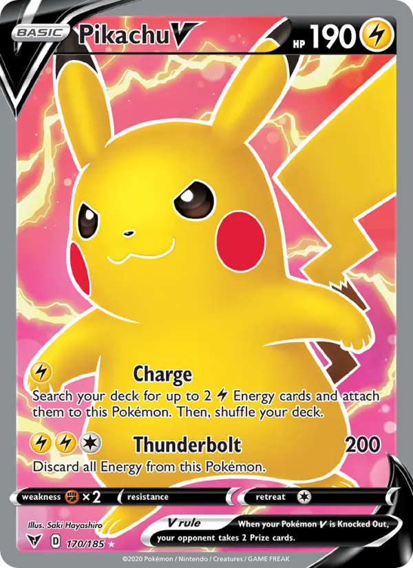 Pikachu V — Voltage Éclatant
